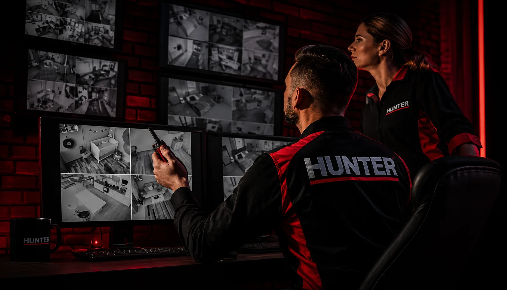 Central de monitoramento Hunter Security