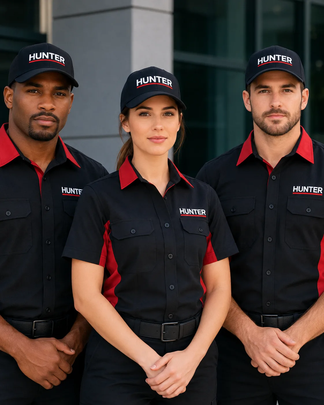 Equipe Hunter Security — Portaria e Recepção